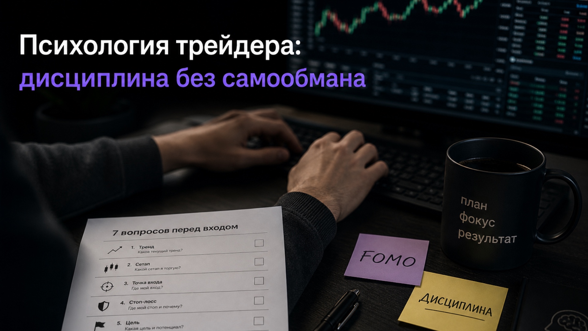 Психология трейдера: дисциплина без самообмана